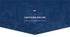 Desktop Screenshot of carteiraonline.com.br